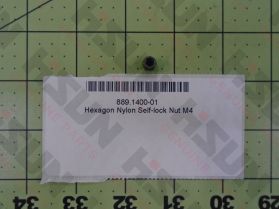 Hexagon Nylon Self-lock Nut M4