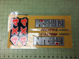 HS400ATV-2 Decals for All Colors F4.A