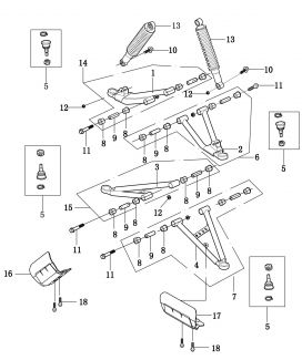 AXIS 110 - Front Suspension
