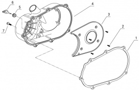 AXIS 110 - Clutch Cover