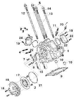 HS 400 - CYLINDER HEAD COMPONENTS