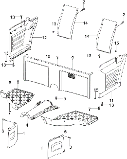 HS 400 - Seat Base & Side Panels