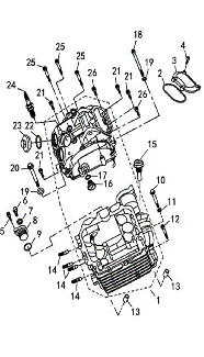 OUTFITTER 750 - Cylinder Head Components