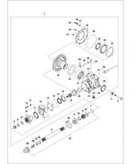 VECTOR 550 - Rear Differential Assembly