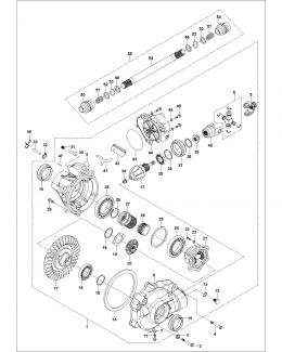VECTOR 550 - Front Differential Assembly
