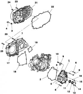 SECTOR 550 - Crankcase Covers