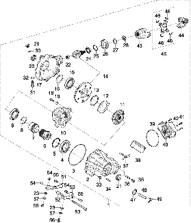 SECTOR E1 - FRONT GEARCASE