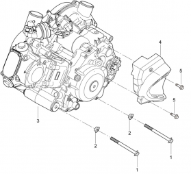 HD VECTOR 250 - ENGINE& MOUNTS