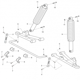 HD VECTOR 250 - FRONT SUSPENSION