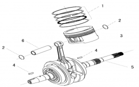 VECTOR 250 - CRANKSHAFT & PISTON 