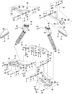 RK PERFORMANCE 450 - Rear Suspension