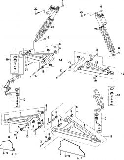 RK PERFORMANCE 450 - Front Suspension