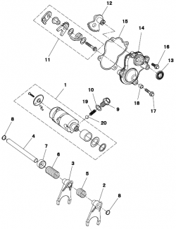 VECTOR 450 - Shift Fork