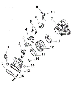 VECTOR 750 CREW - Intake assembly