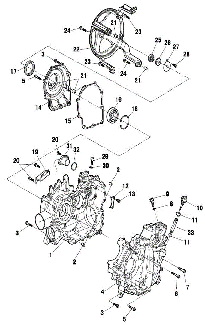 VECTOR 750 CREW - CRANKCASE