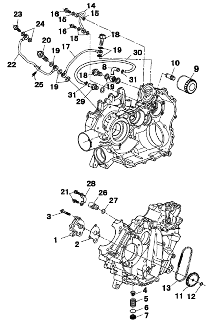 VECTOR 750 CREW - OIL PUMP