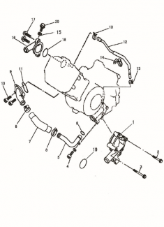 VECTOR 750 CREW - WATERPUMP