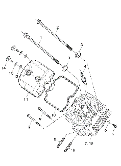 STRIKE 800 - CYLINDER HEAD COMPONENTS