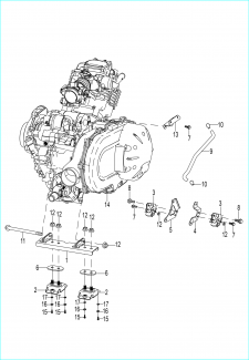 RKX 550 - ENGINE MOUNTS