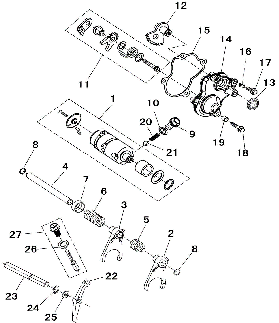 FORGE 750 - SHIFT FORK