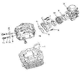 VECTOR 700 - CYLINDER HEAD COMPONENTS
