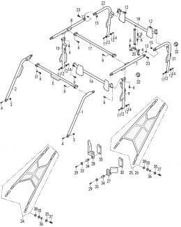 HS 750 CREW - CAB FRAME