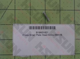 Cross Small Plate Head Screw M3 x16