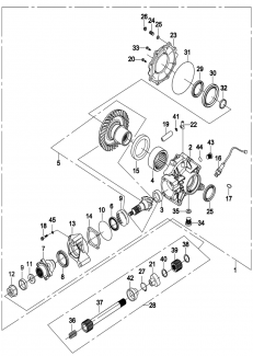 Forge 700 - Transmission, Rear Axle 